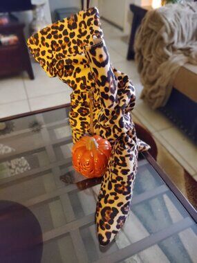 Leopard Mid Calf Boots